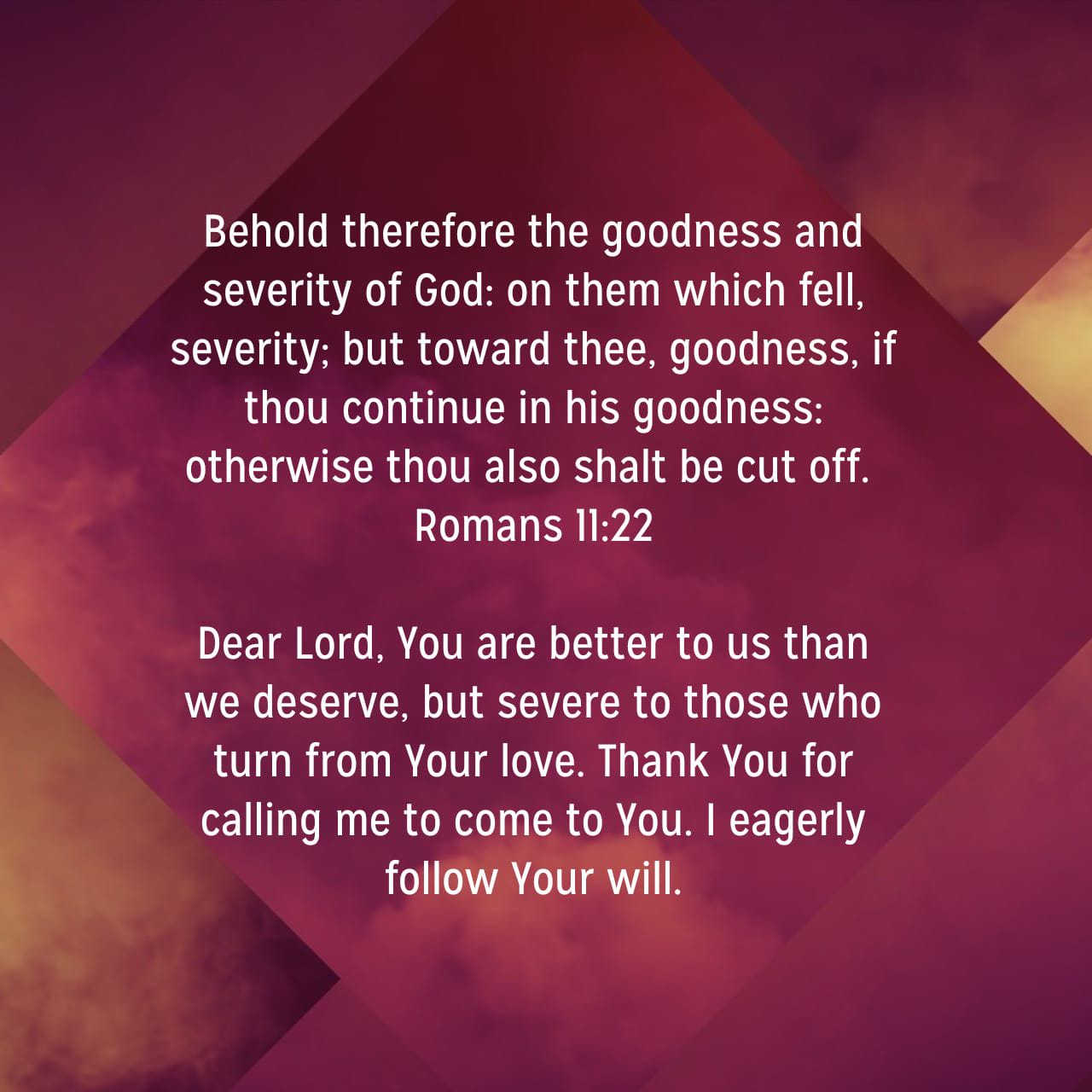 Romans 11:22 Prayer | Praises & Phrases