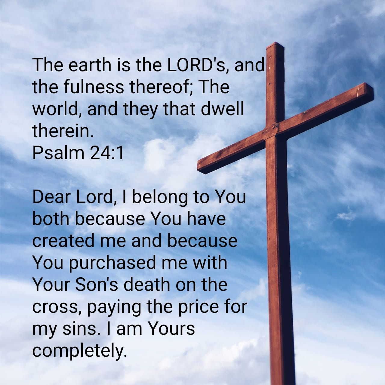 Psalm 24 1 Prayer Praises Phrases