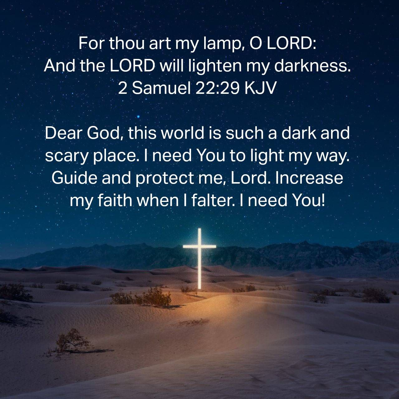 2 Samuel 22:29 Prayer | Praises & Phrases