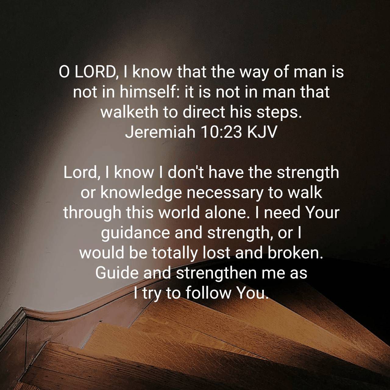 Jeremiah 10:23 Prayer | Praises & Phrases